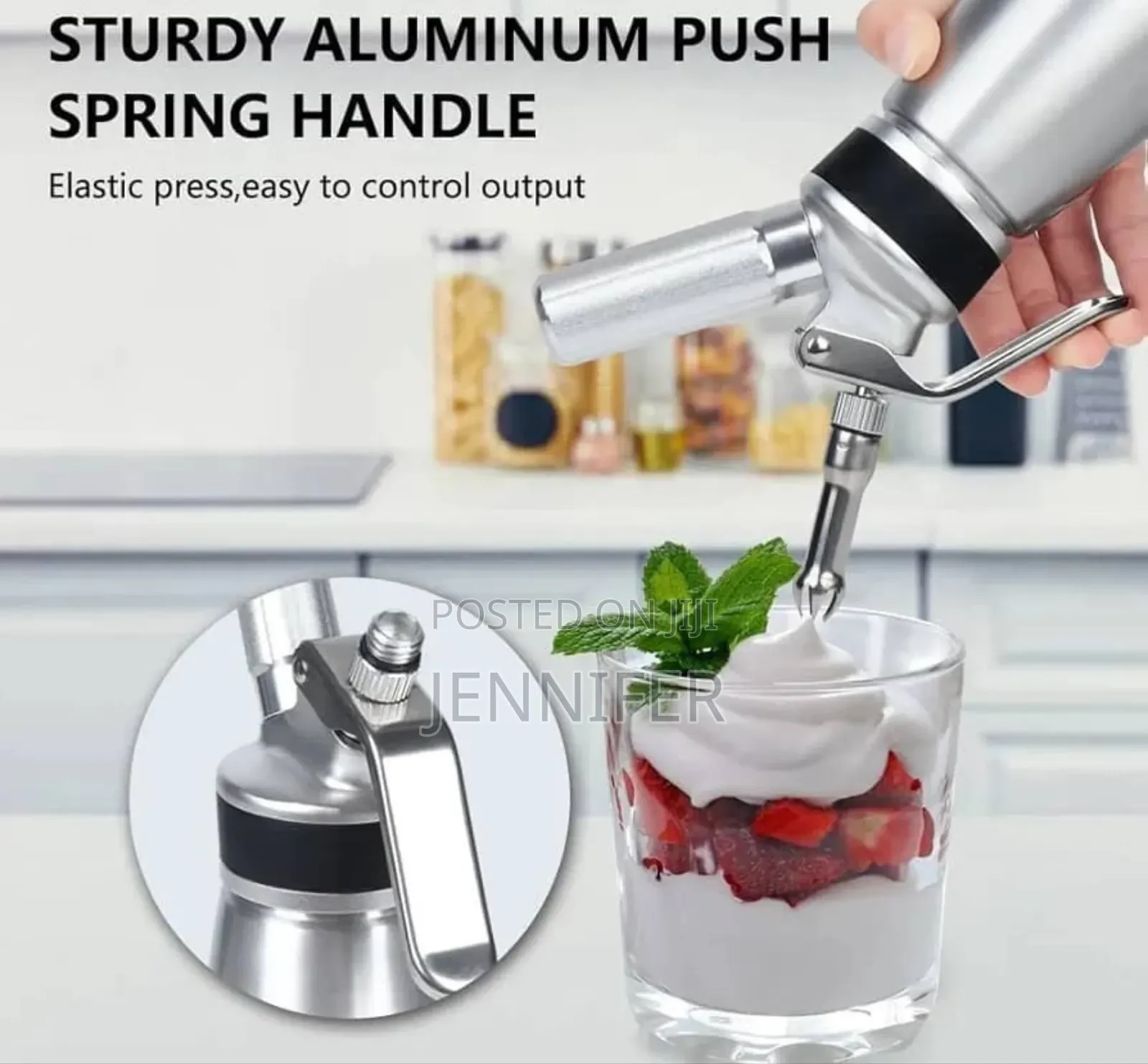 500ml Ice Stainless Steel Ice Cream Dispenser