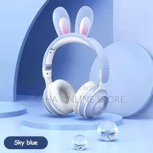 Rabbit Ear Wireless Headphones –Luminous Fun With Adjustable Comfort