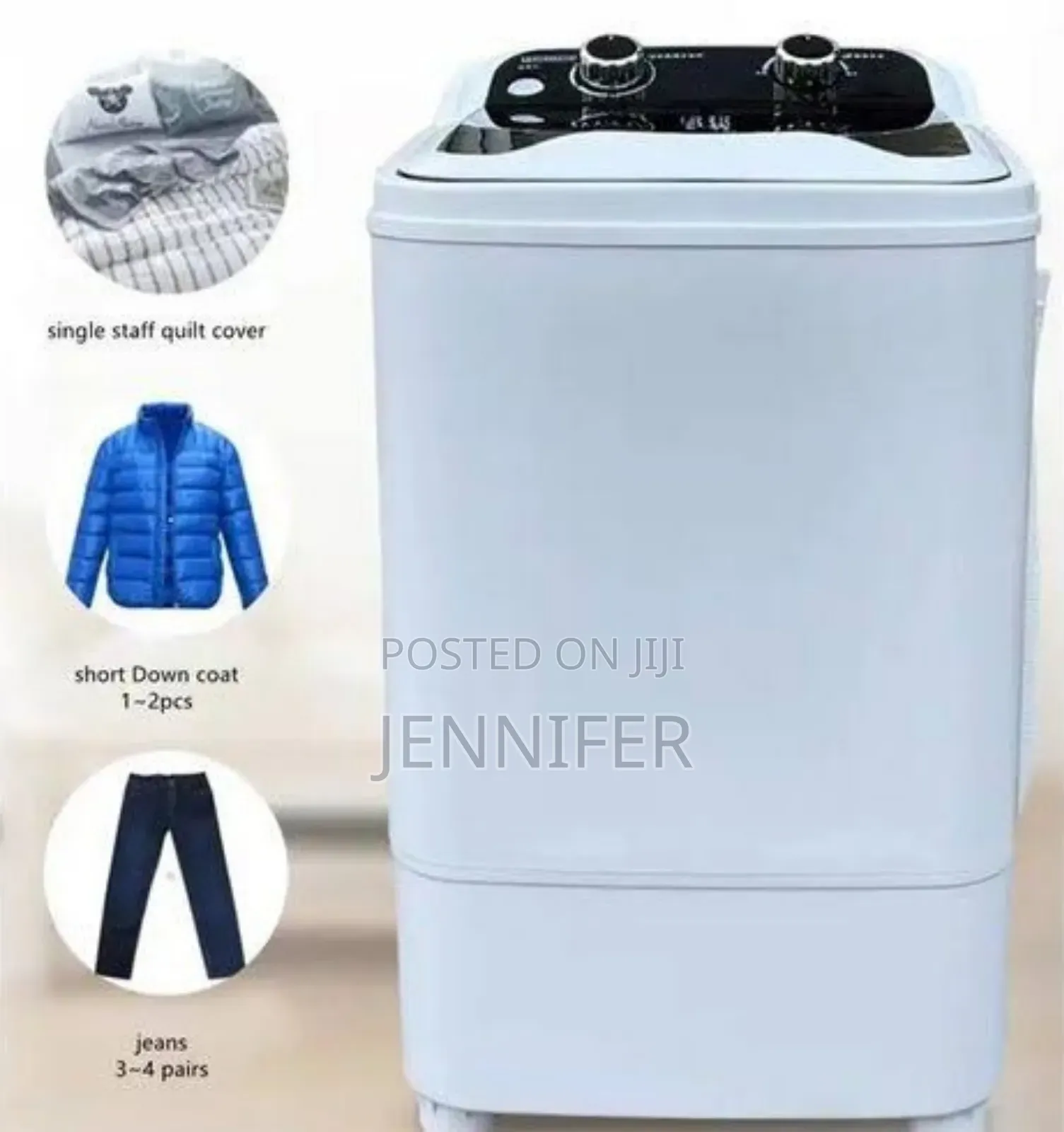Boma Single-Tub Washing Machine With Drain Basket Mini - 7 Kg