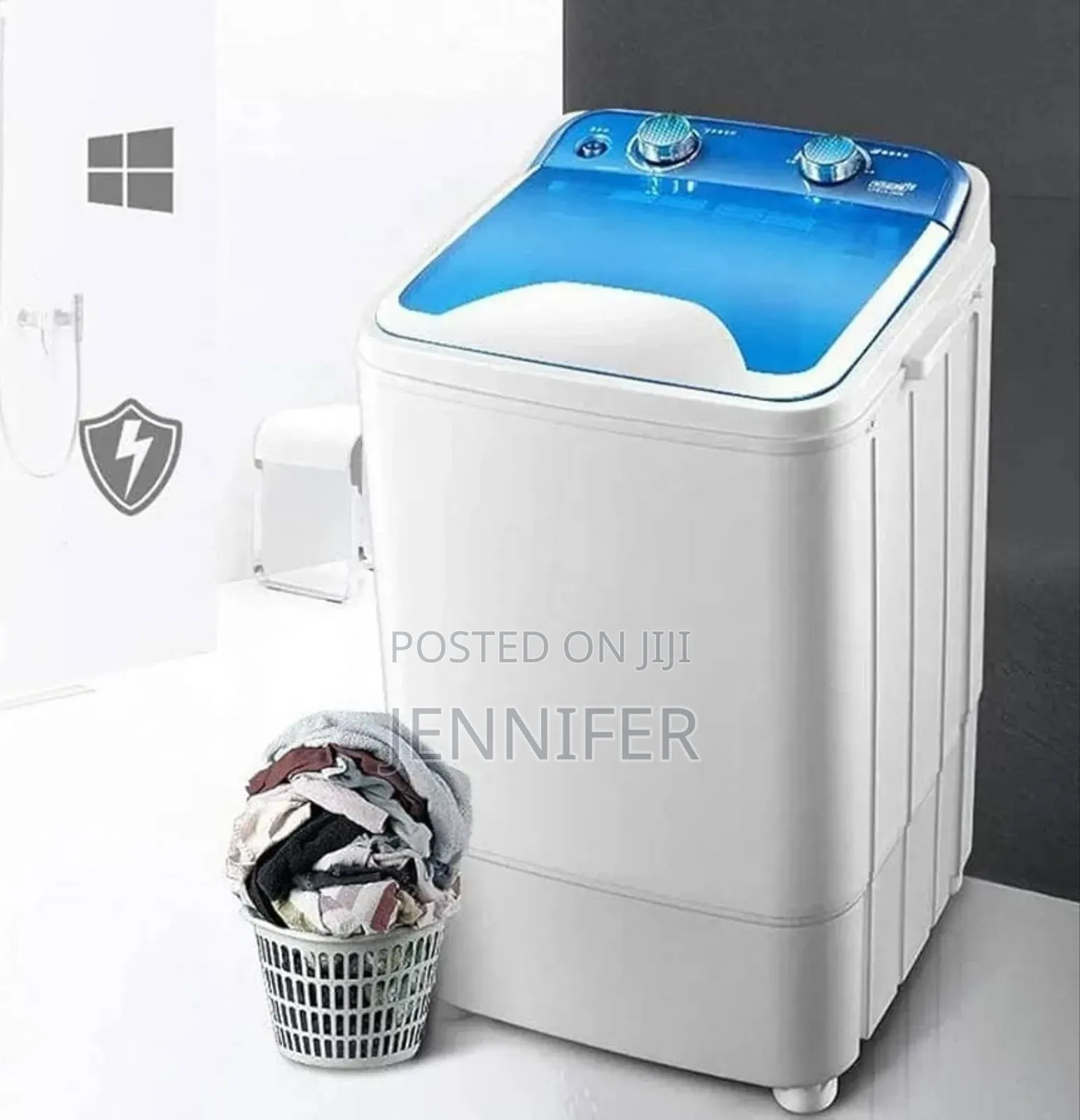 Boma Single-Tub Washing Machine With Drain Basket Mini - 7 Kg