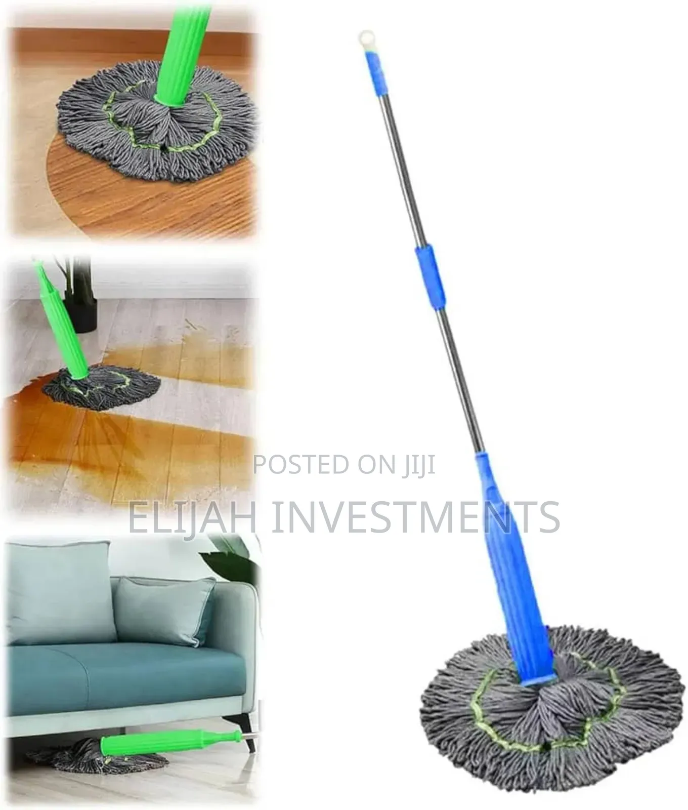 2 in 1 Dehydrated Mop, Self-Wringing Twist Mops