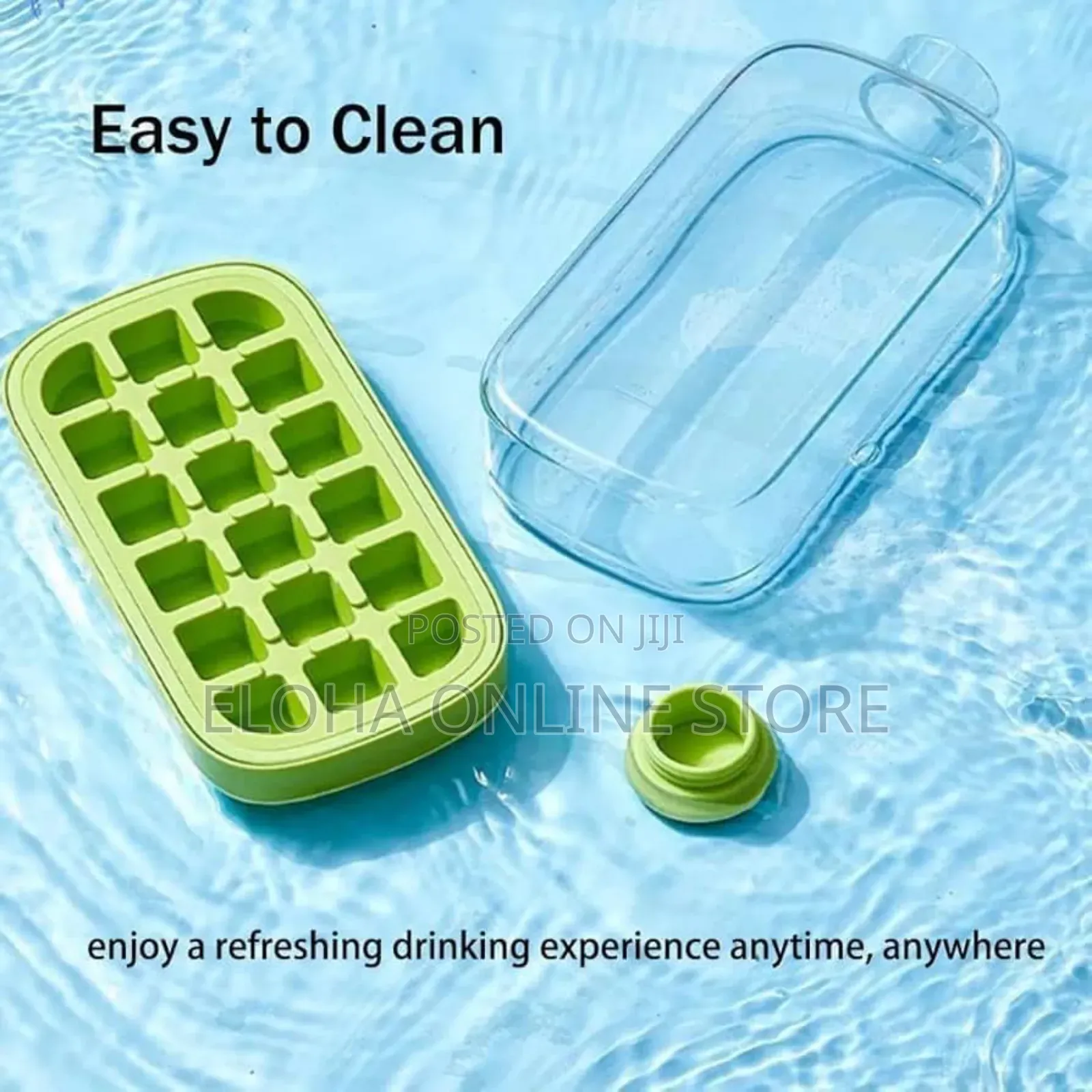 2in1 Water Bottle and Ice Cube Tray