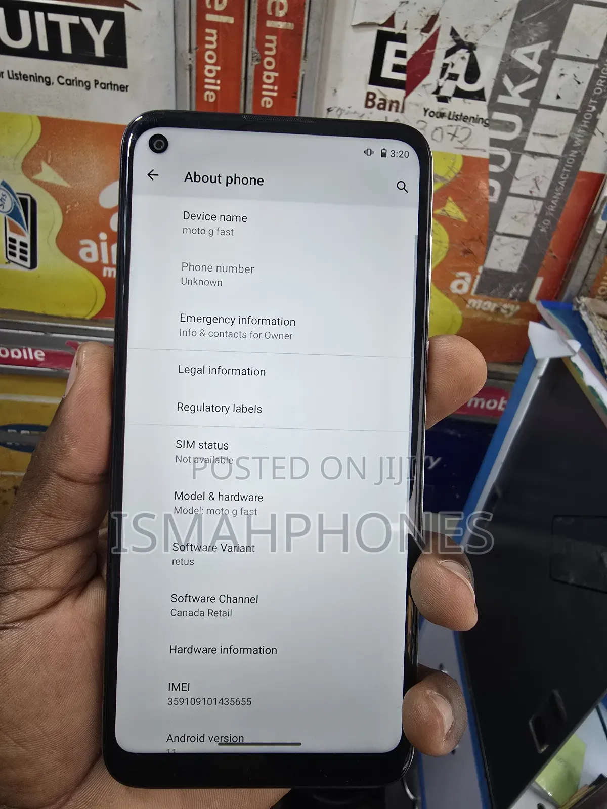 Motorola Moto G Fast 32 GB White