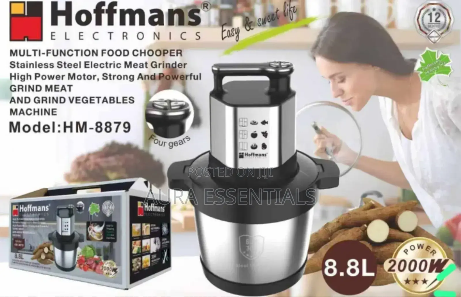 Hoffmans 8.8litres Food Processor