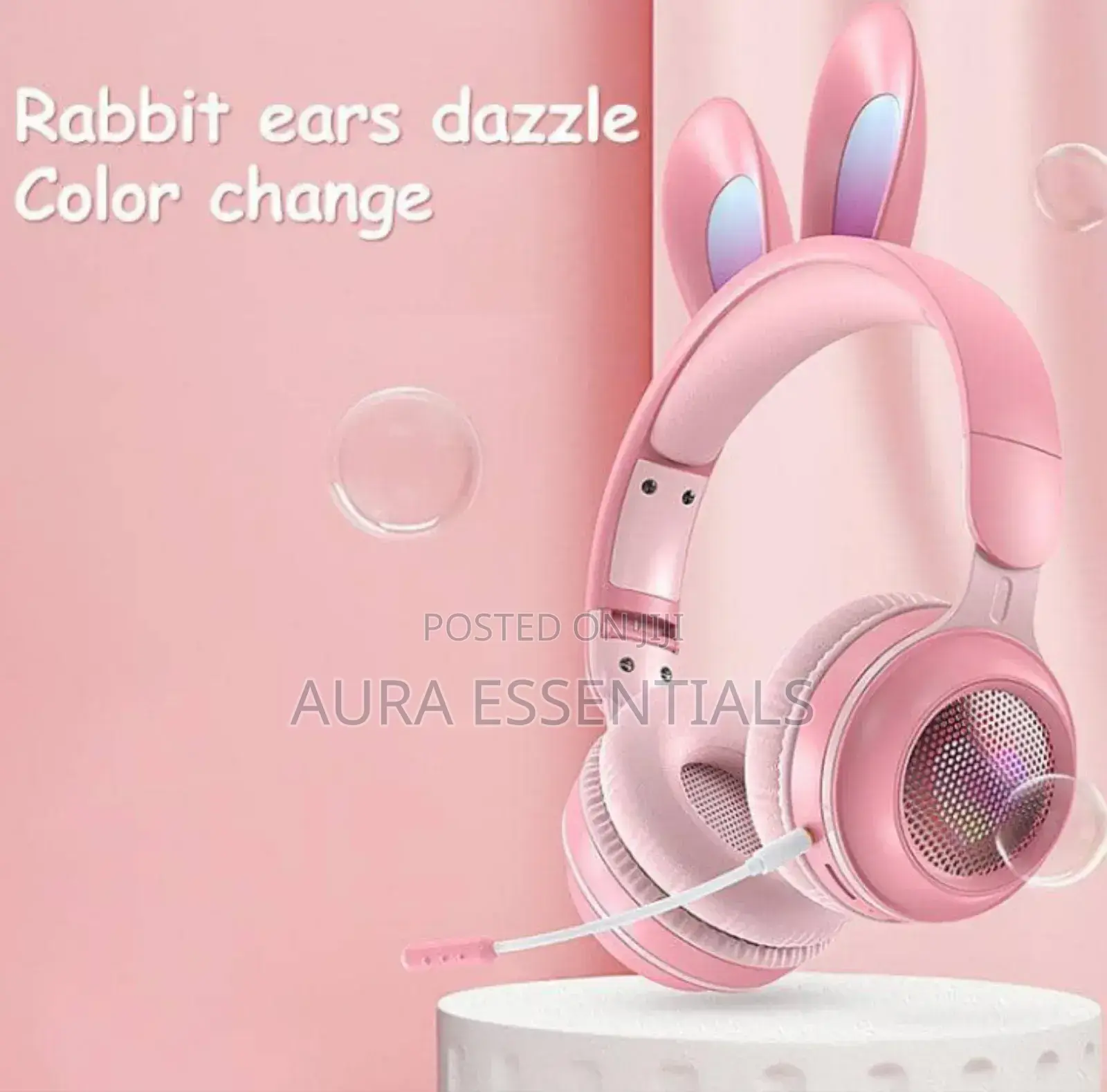 Rabbit Ear Wireless Headphones – Luminous & Fun With Adjustable