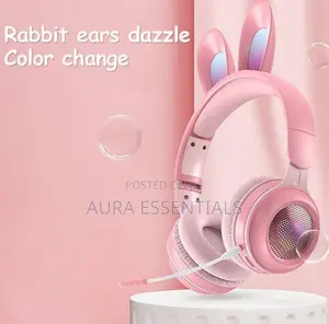 Rabbit Ear Wireless Headphones – Luminous & Fun With Adjustable