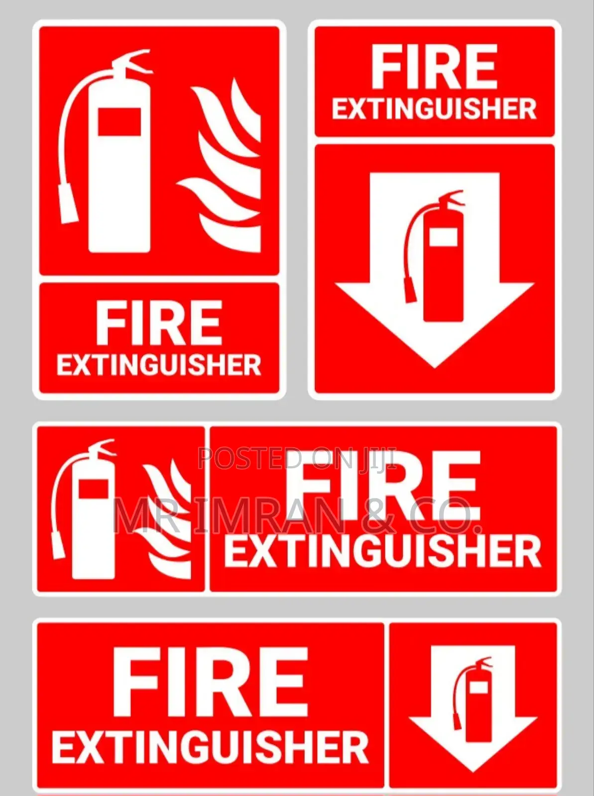 Fire Extinguisher Sign Boards
