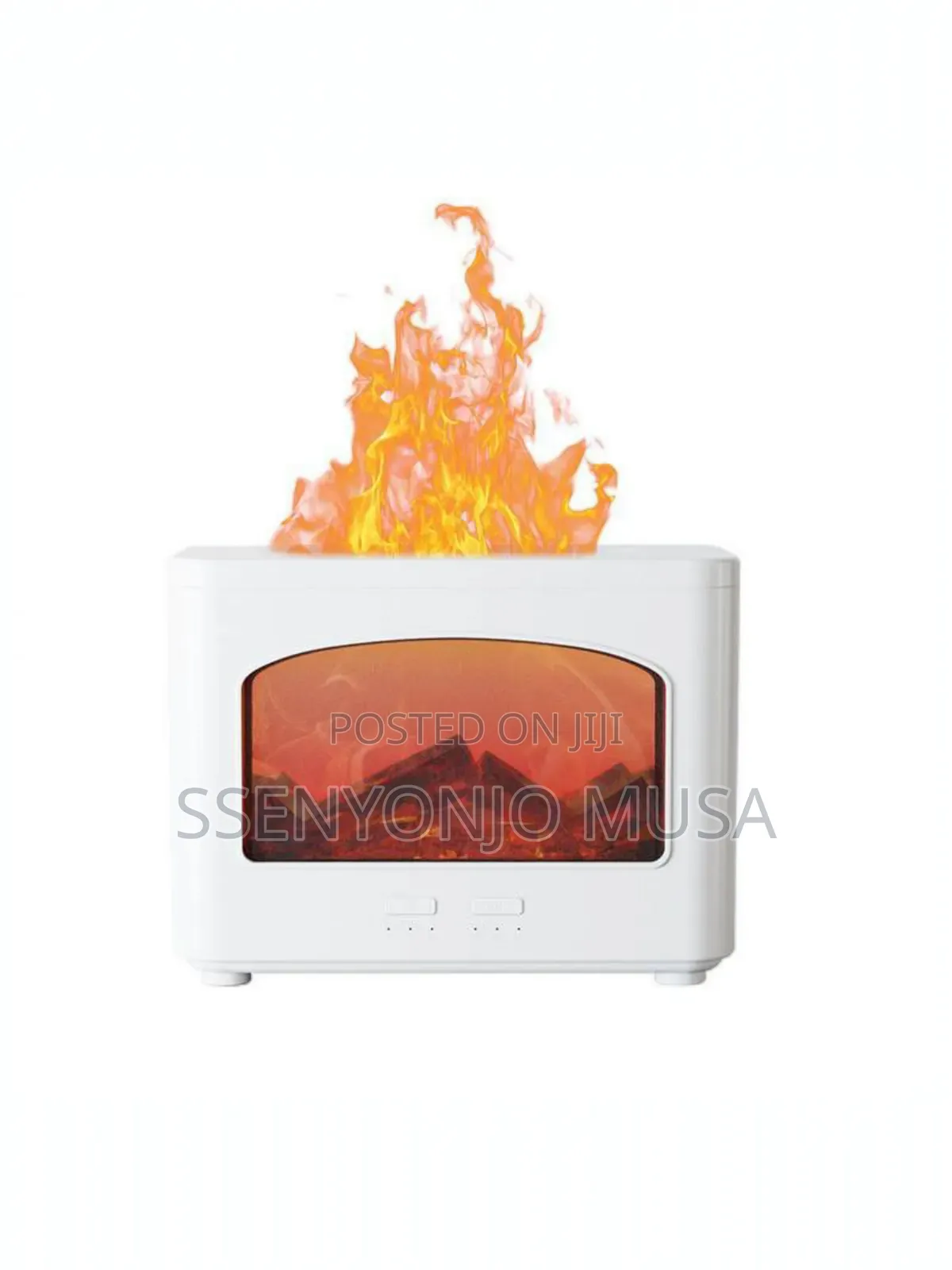 Flame Aroma Diffuser - Waterless Oil Diffuser With Auto Shut