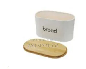Elodie Bamboo Wood Rectangle Bread Box