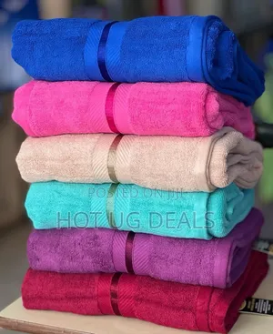 Cotton Bath Towel, Large Size 90x170cm- Multicolor