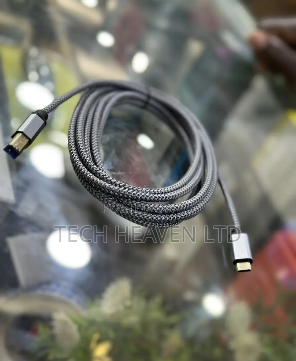 Original Usb Type C to Printer Cable / Usb B