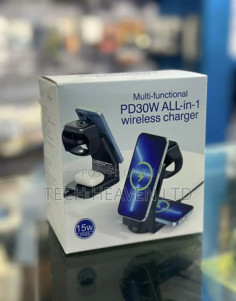Multi-Functional Pd30w All-in-1 Wireless Charger