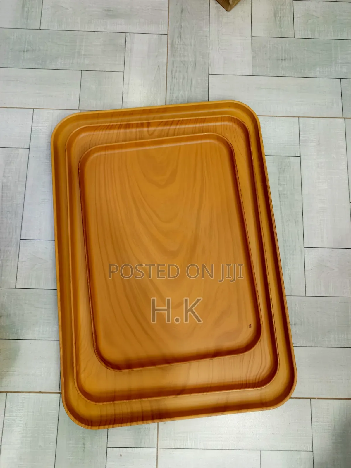 3pc Melamine Serving Tray