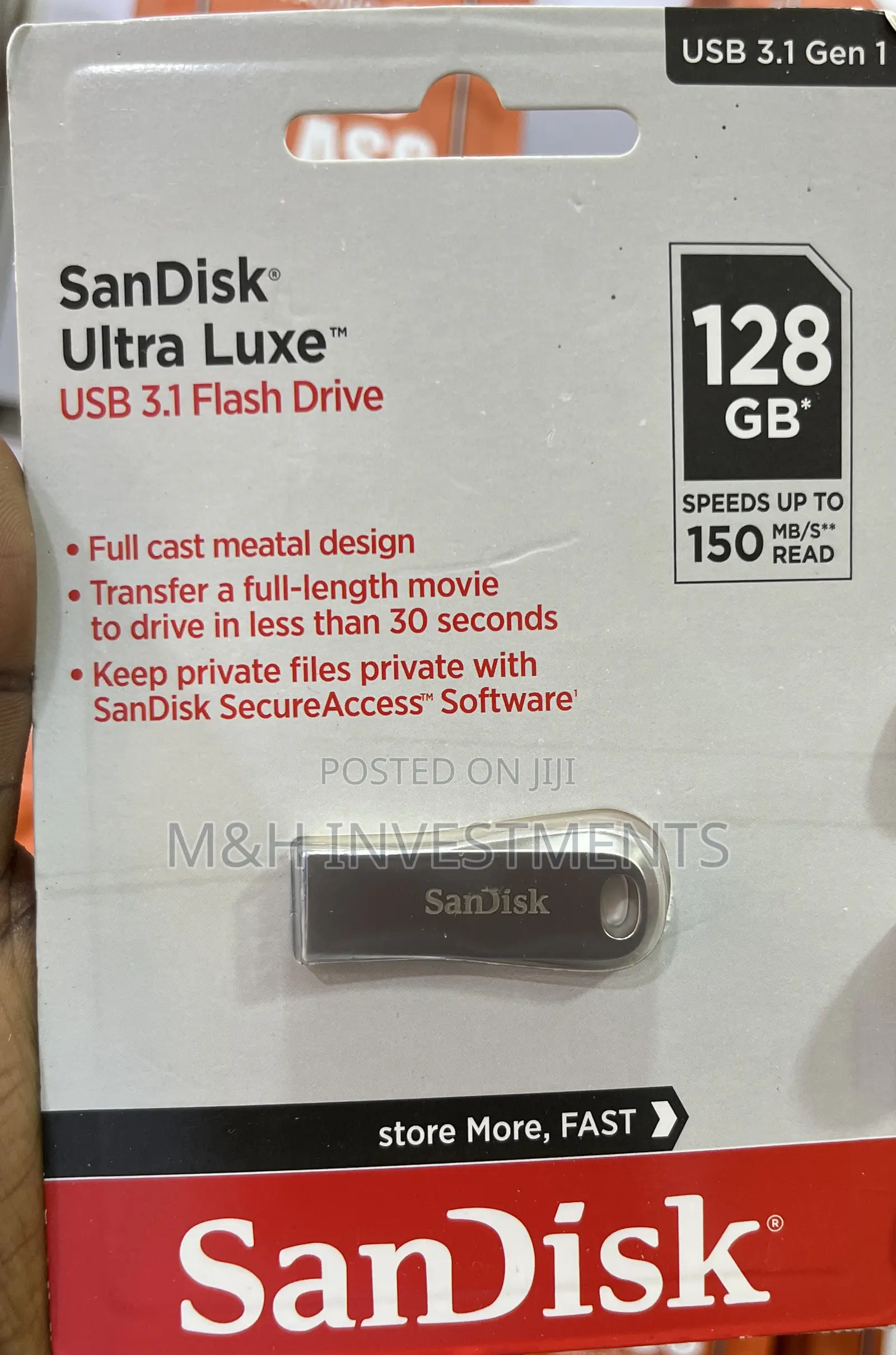 Sandisk 128gb Usb 3.1 Flash Drive