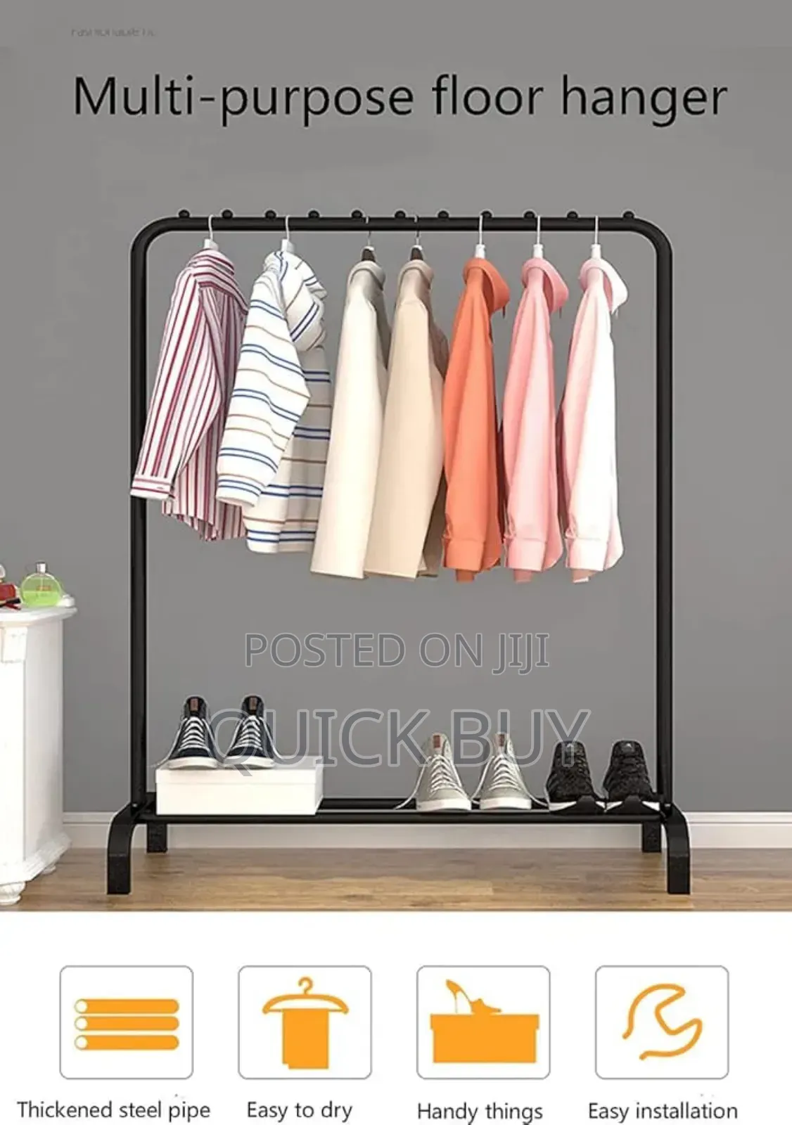 Metal Multifunctional Garment Stand Cloth Rack