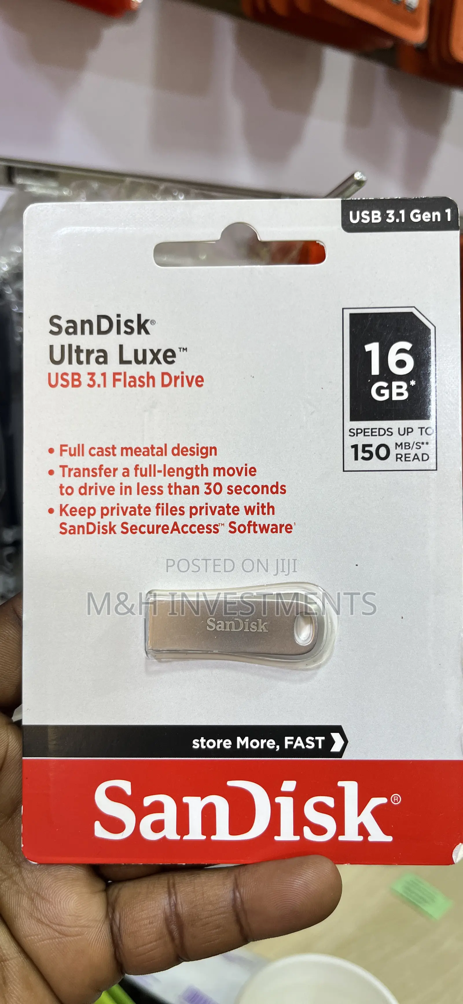 Sandisk 16gb Usb 3.1 Flash Drive