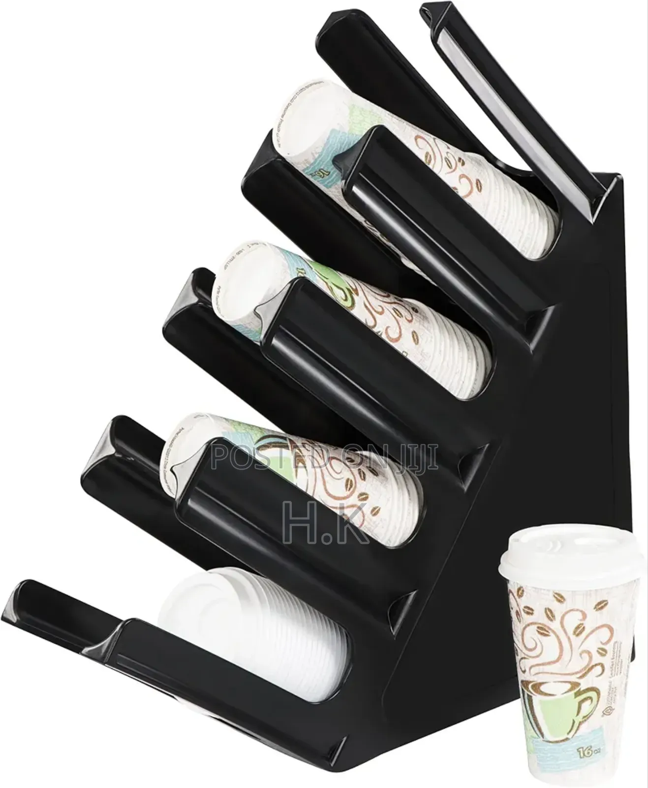 4 Compartment Stacked Commercial Cup Organizer