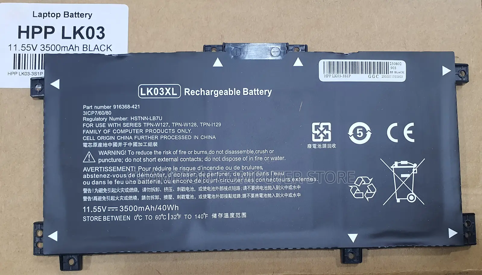 Hp Lk03xl for Hp Envy X360 15-Bp000 15m-Bp000 15m-Bq1xx TPN-W127 TPN-W