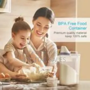 2 Litre Plastic Food Storage Rice Cereal Container Bin