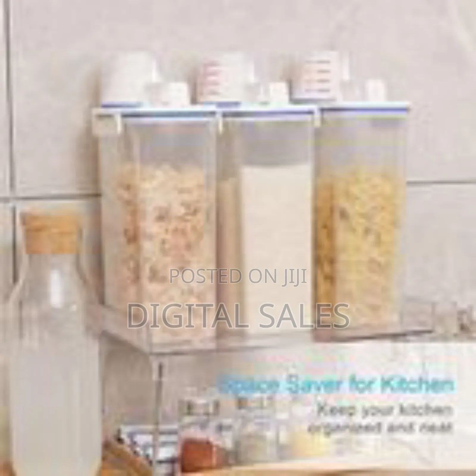 2 Litre Plastic Food Storage Rice Cereal Container Bin