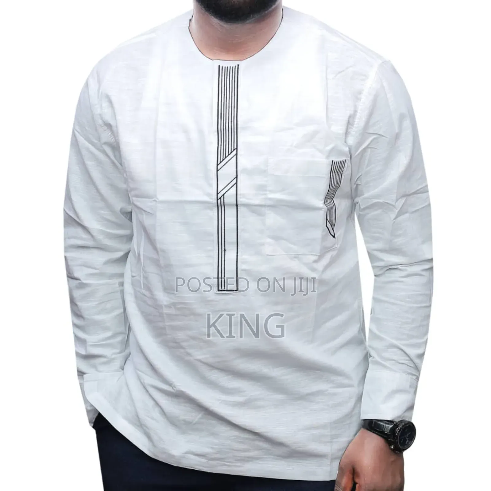 Urban Elegance Linen African Wear Shirt