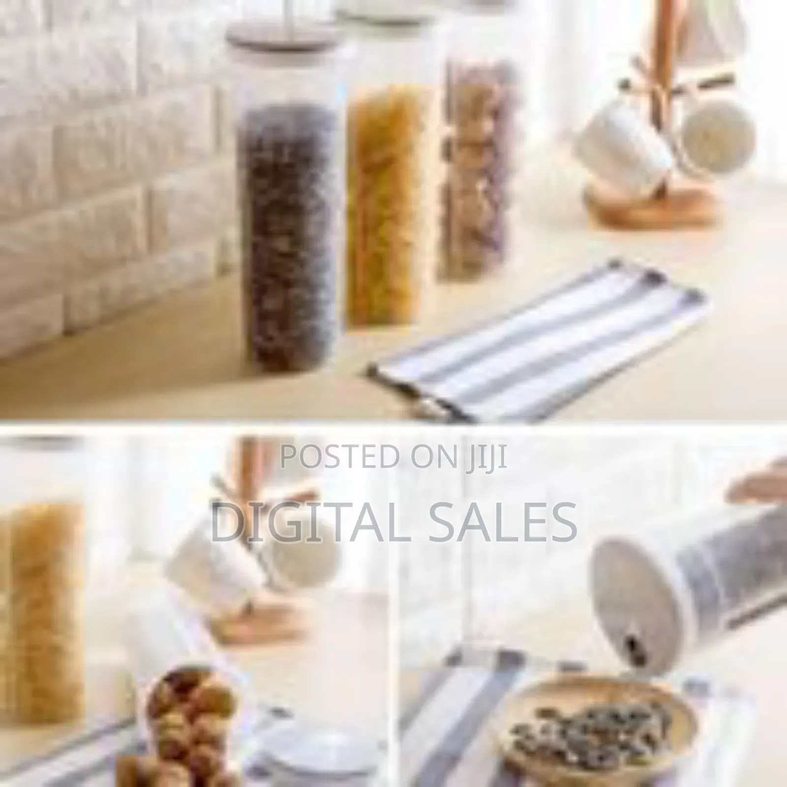 1 Piece of Dry Food Storage Container Kitchen Refrigerator Grain Plast