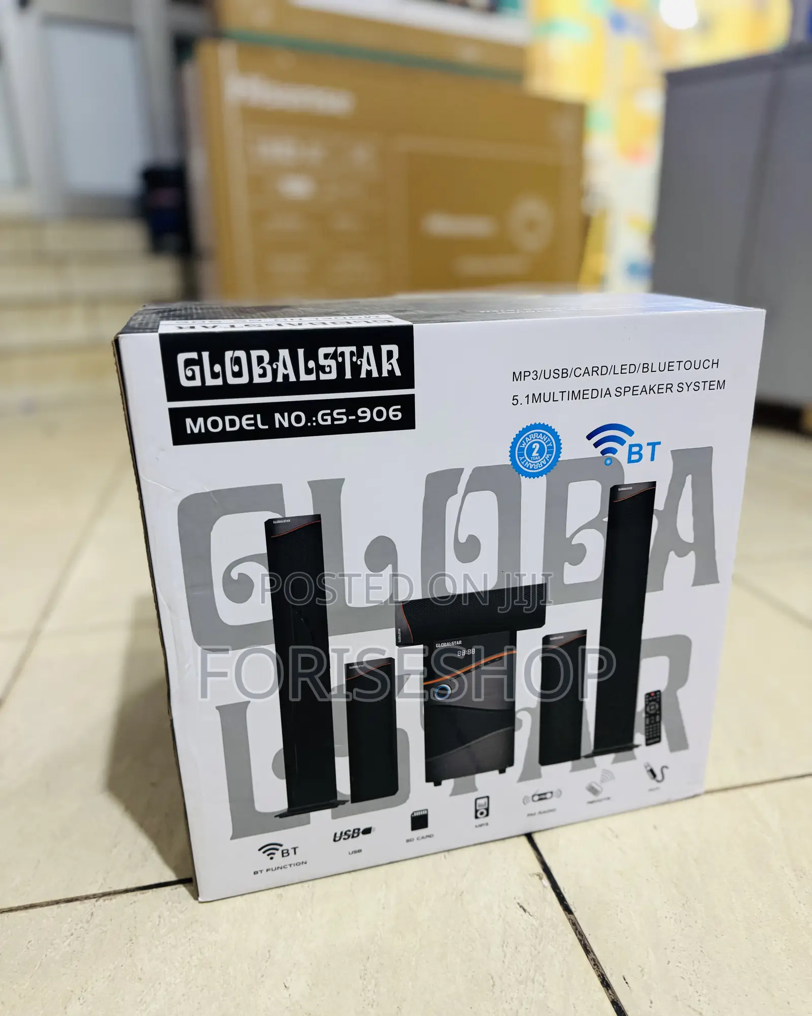 Globalstar  5.1 Woofers With 5 Speakers