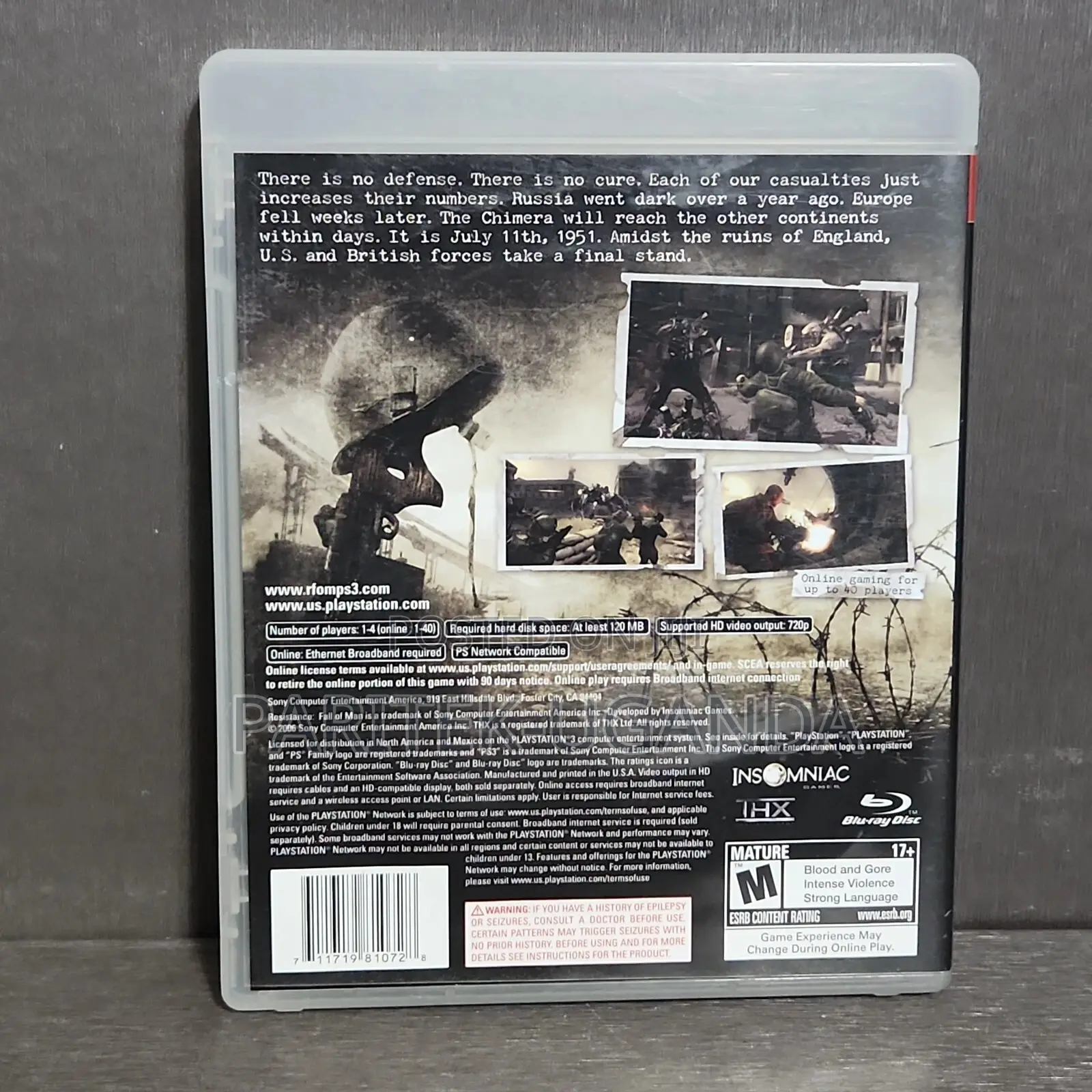 Resistance Fall of Man Ps3