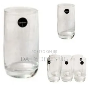 Luminarc 6 Pieces of Oval Luminarc Water/Juice Glasses-Colorless
