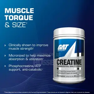 Gat Sport Creatine Unflavored 10 58 Oz 300 G