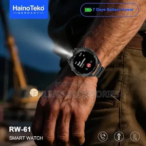 Haino Teko Rw 61 Round Smart Watch With 3 Pair Strap