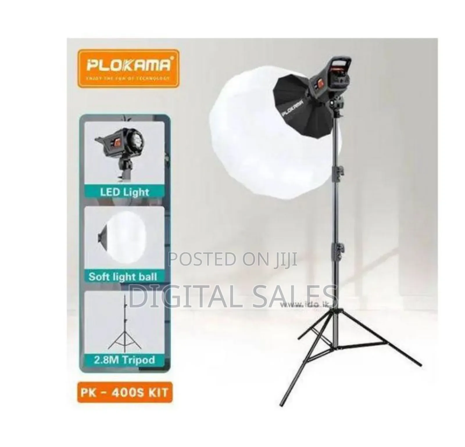 Plokama Full Kit Led Light,Soft Box