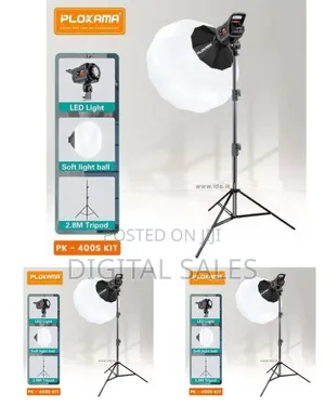 Plokama Full Kit Led Light,Soft Box