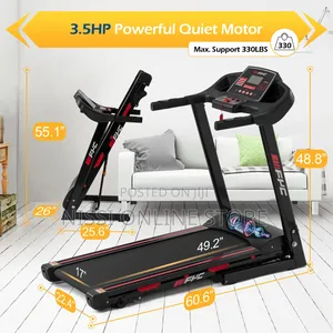 1.5hp Heavy-Duty Foldable Treadmill