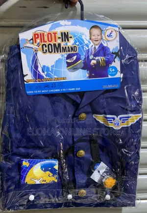 Kids Pilot in Command Costume Set