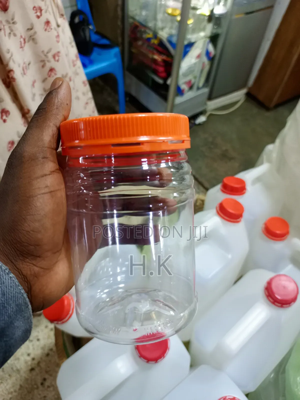 Clear Plastic Jar 12pcs