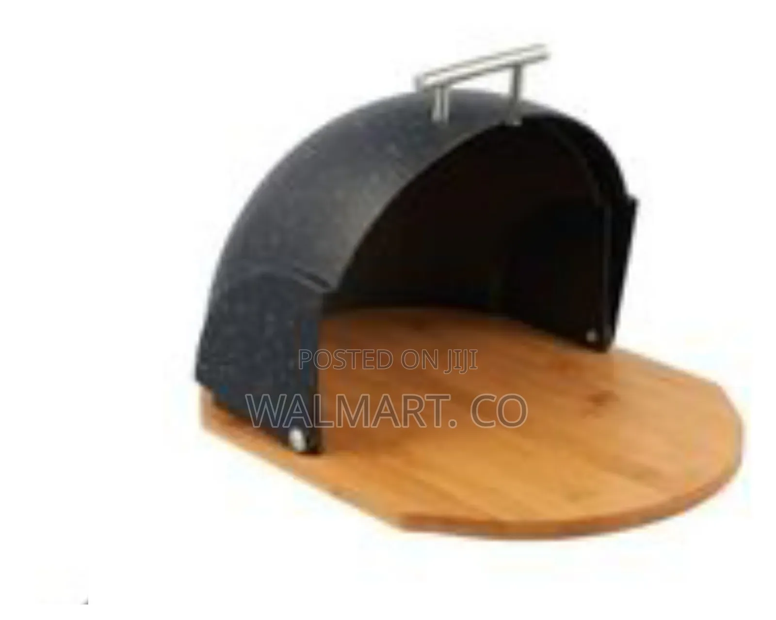 Marble Bread Bin Box With Bamboo Base