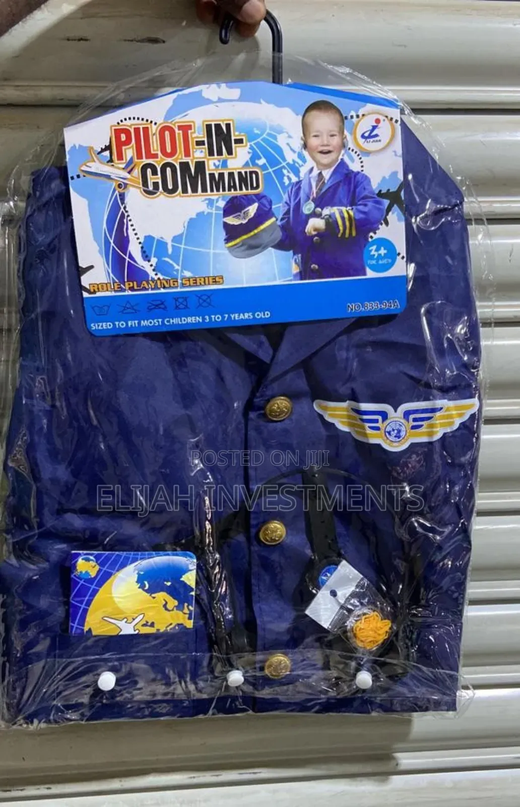 Kids Pilot in Command Costume Set