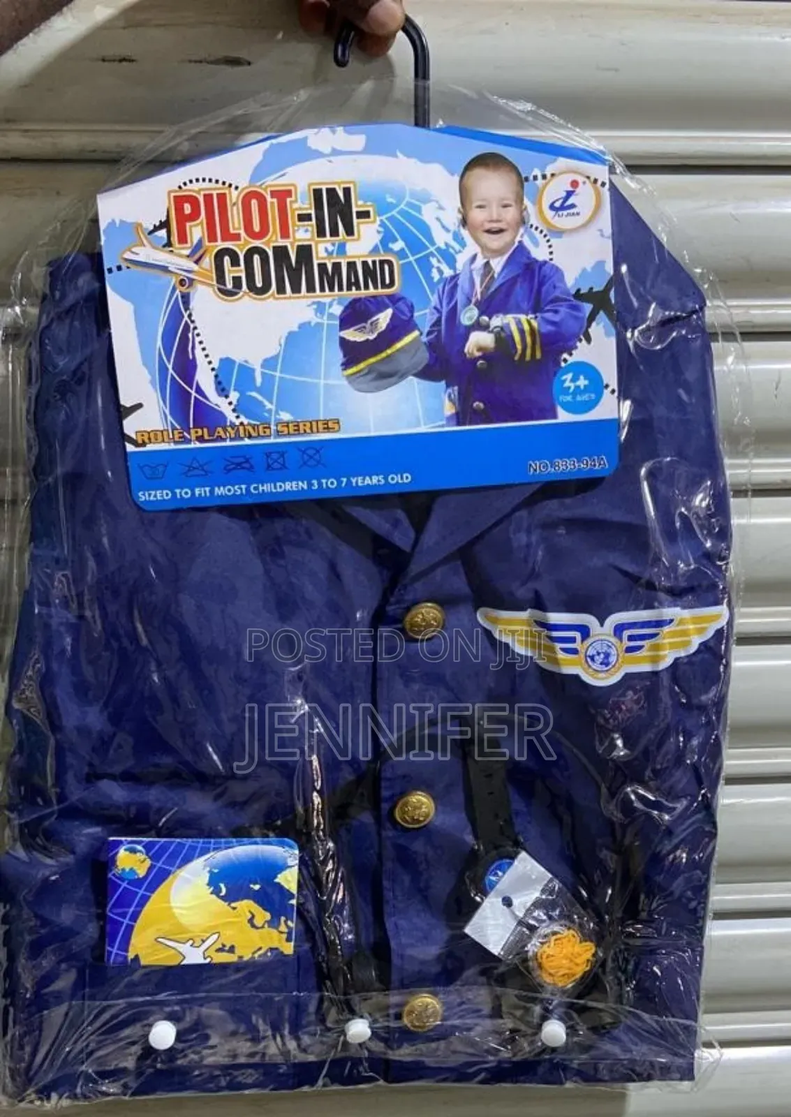 Kids Pilot in Command Costume Set