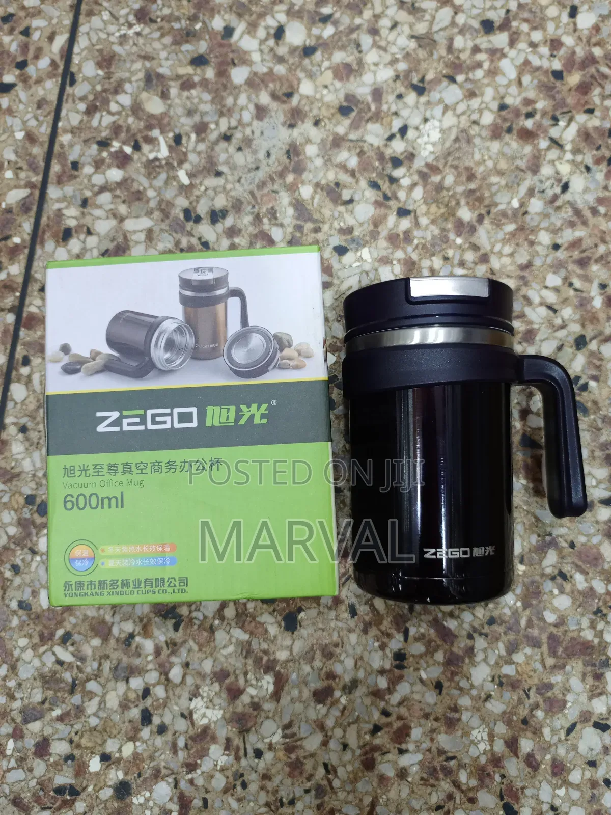 600mls Zego Vacuum Office Mug