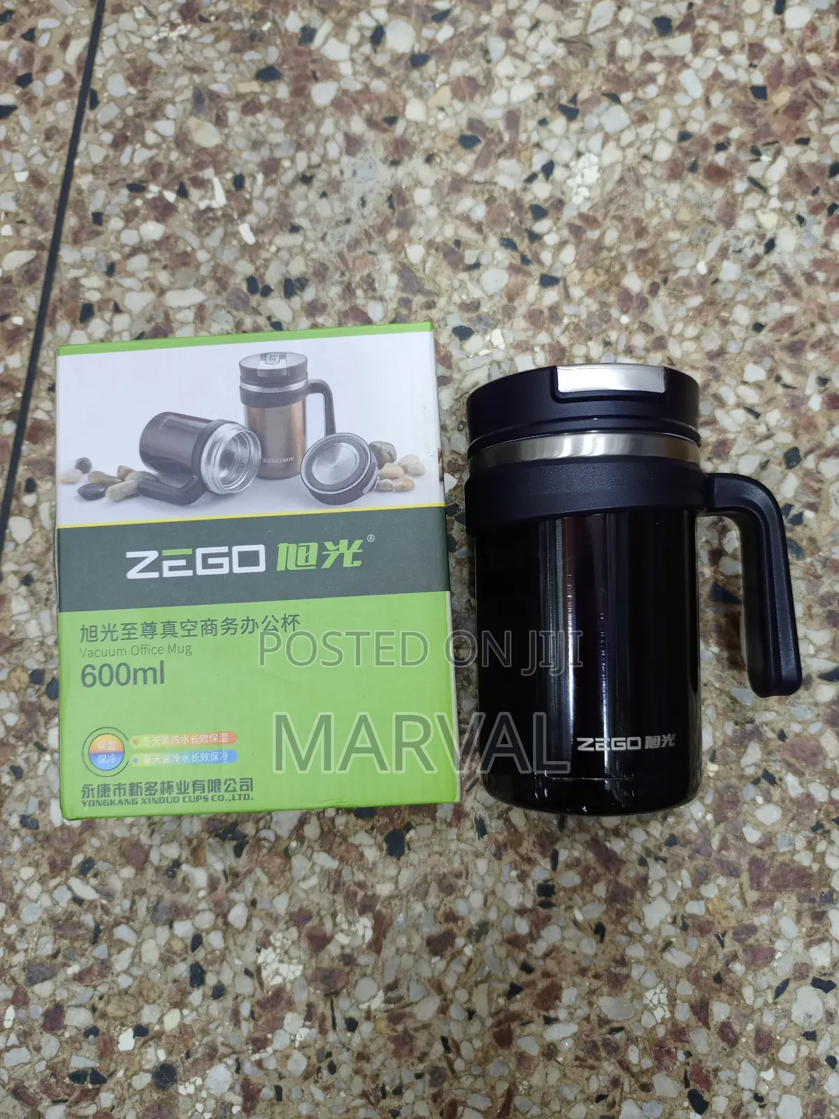 600mls Zego Vacuum Office Mug