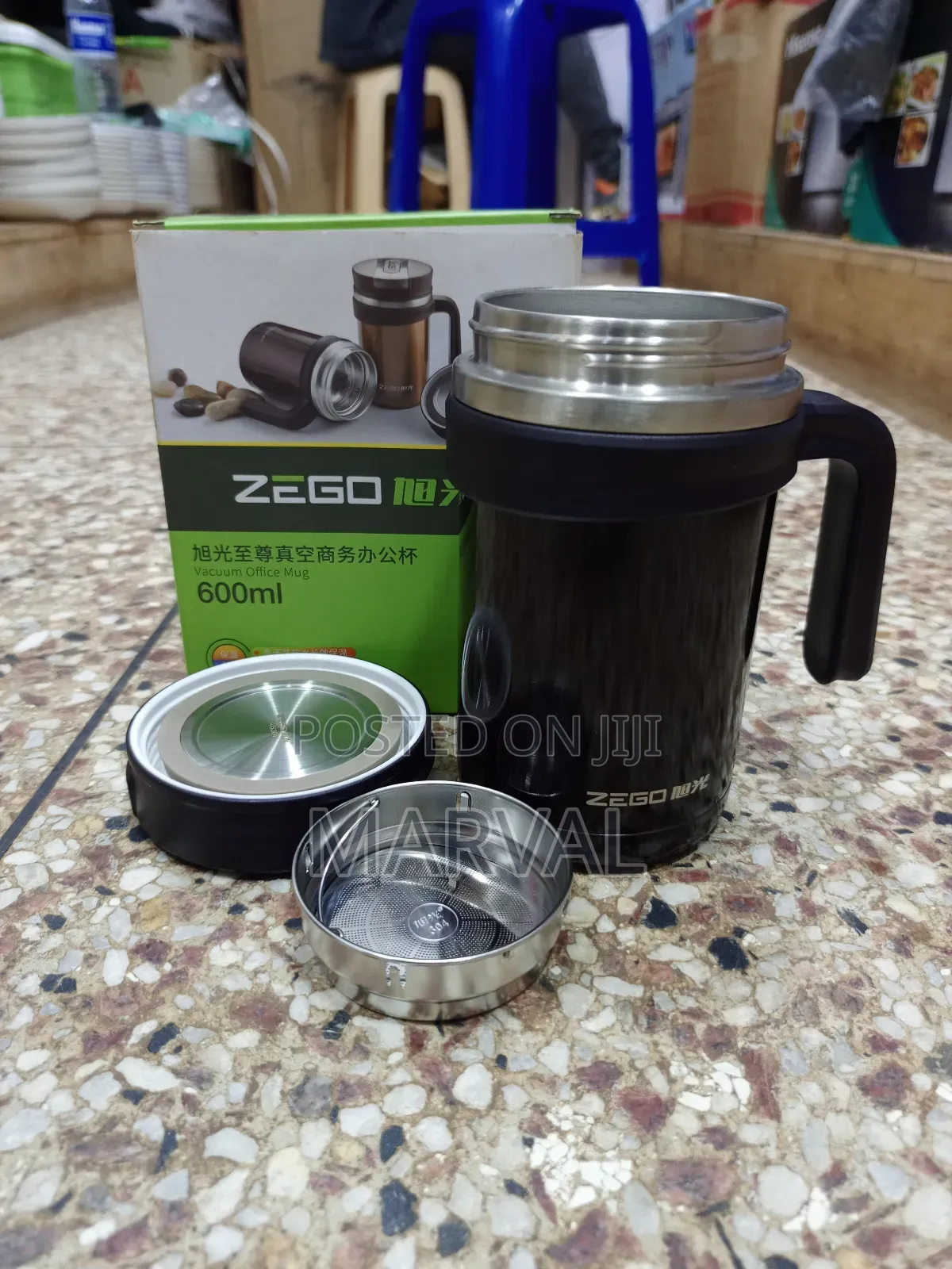 600mls Zego Vacuum Office Mug