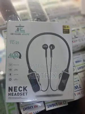 Bluetooth Neckband Earphones, 400 Hours Playtime, Led Display, Tf Card