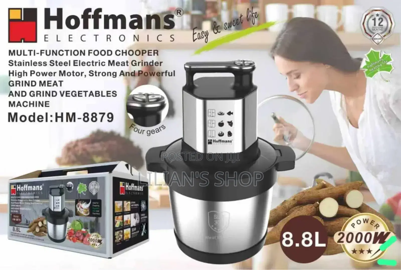 Hoffmans 8.8litres Food Processor