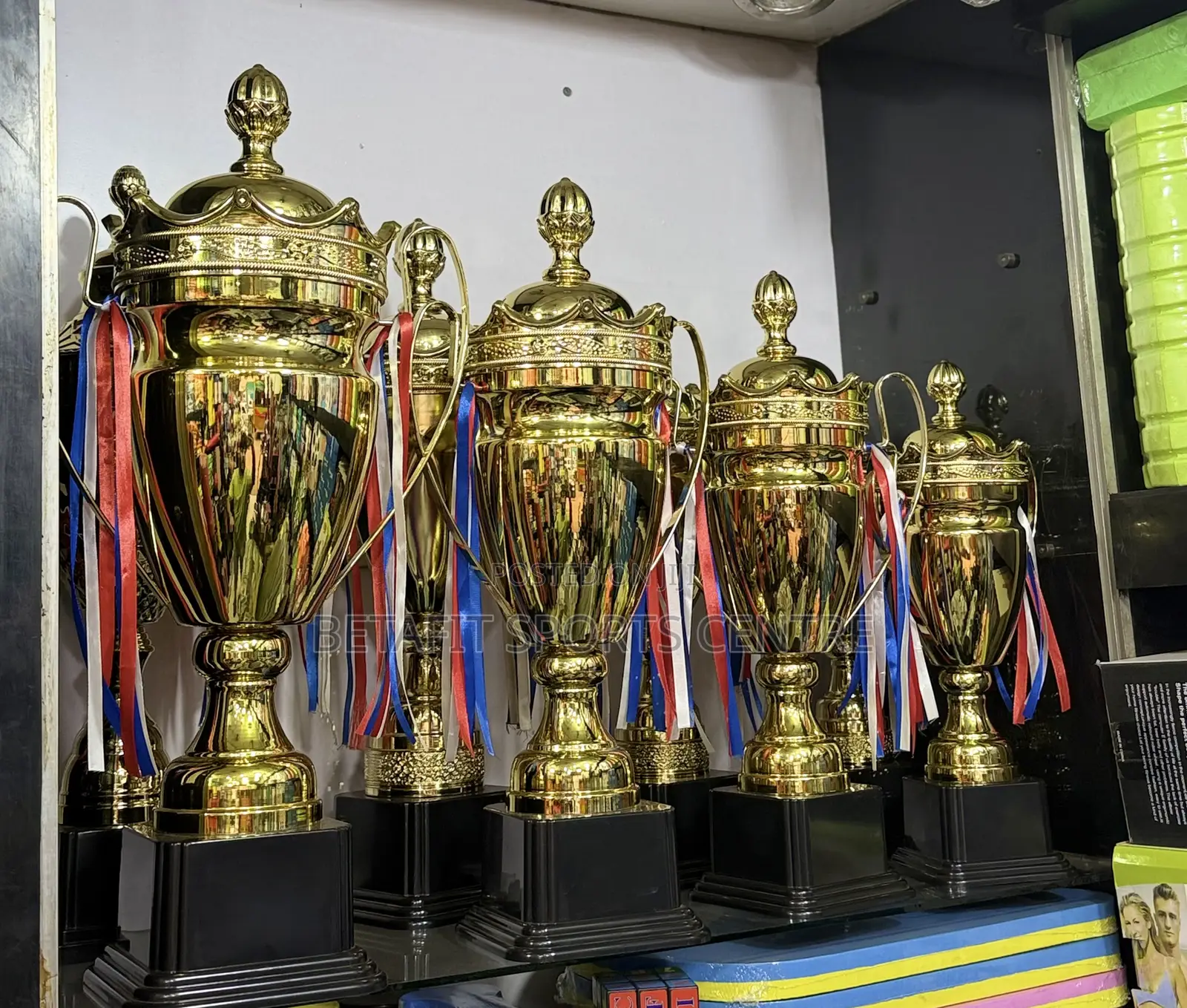 Golden Soccer Trophy