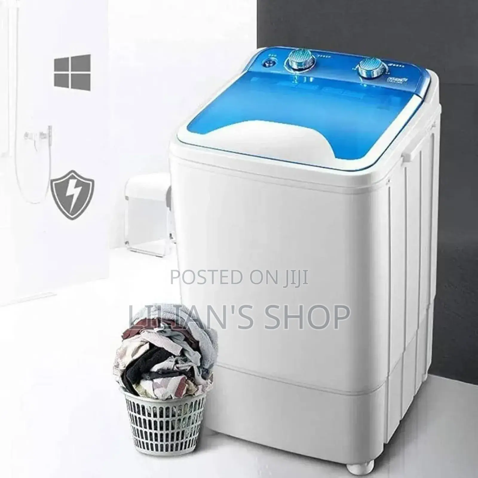 Boma Single-Tub Washing Machine With Drain Basket Mini - 7 Kg