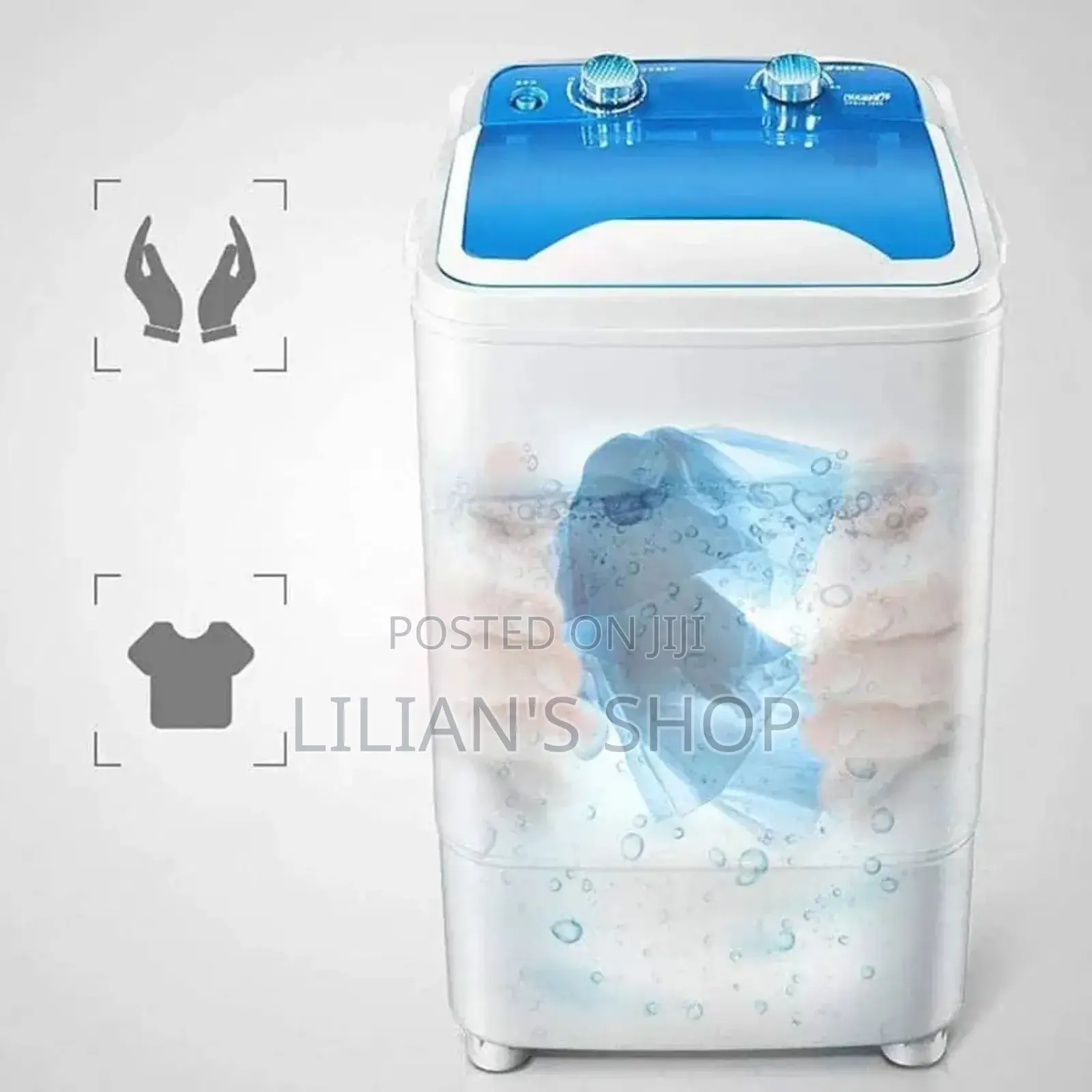 Boma Single-Tub Washing Machine With Drain Basket Mini - 7 Kg