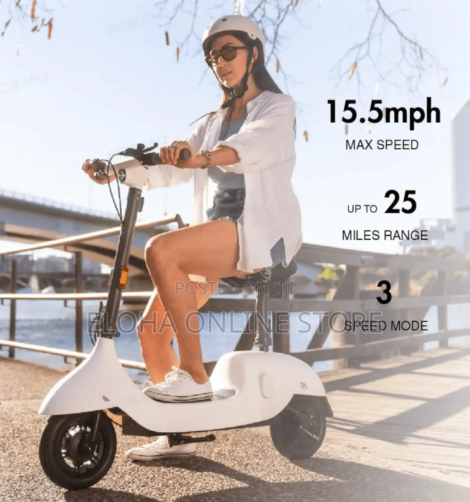 New Motorcycle 2024 White