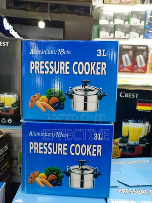 Aluminium Pressure Cooker With a Capacity of 3l and Diameter of 18 Cm