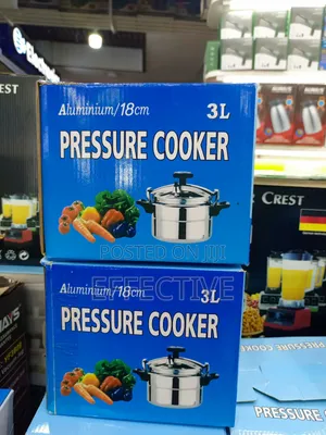 Aluminium Pressure Cooker With a Capacity of 3l and Diameter of 18 Cm